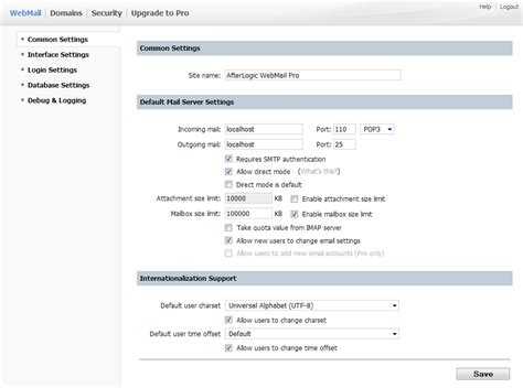 Webmail Settings 的图像结果