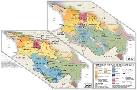 North Caucasus Ethnic Group Map