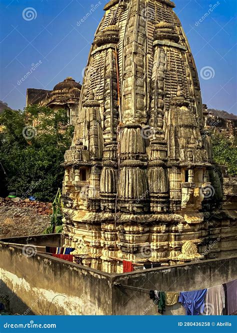 Small Hindu Temple in Joipur, Jagat Shiromani Temple, Home of Lord Krishna. Jaipur India Stock ...