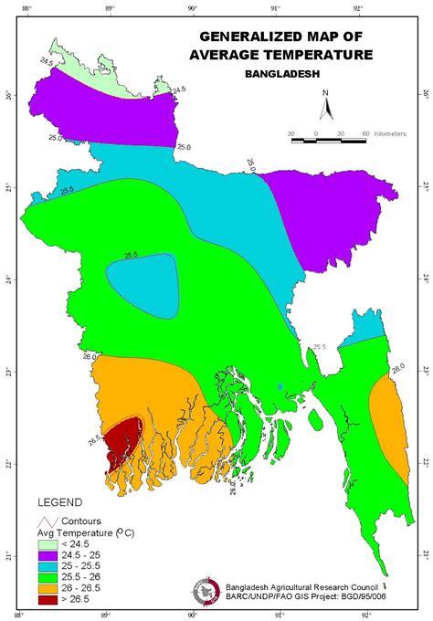 Temperature Map Of Bangladesh