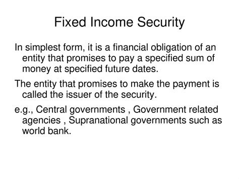 Image result for Fixed Income Definition