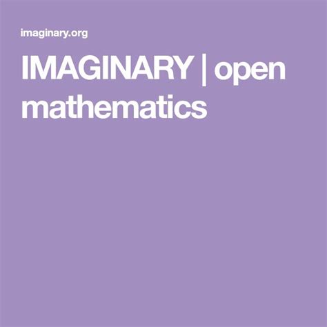 Image result for Imaginary Mathematics