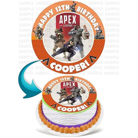 Buy Cakecery Apex Legends Edible Cake Topper Image Personalized ...