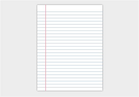 Image result for Notebook Paper Vector