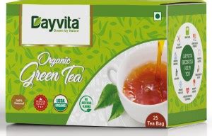 Dayvita Green tea orthodox plain Green Tea Bags Box Price in India ...