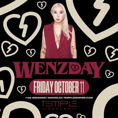 Wenzday at Temple Denver, 1136 Broadway, Denver, CO, United States ...