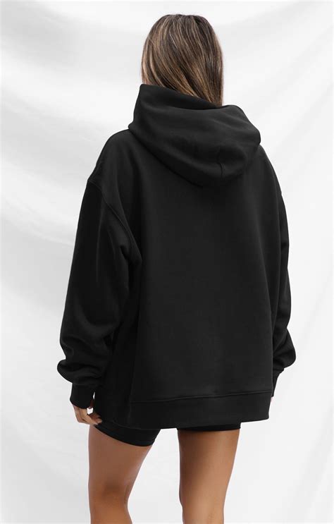 THE SWEAT™ HOODIE - BLACK | Black hoodie, Plain black hoodie, Black ...