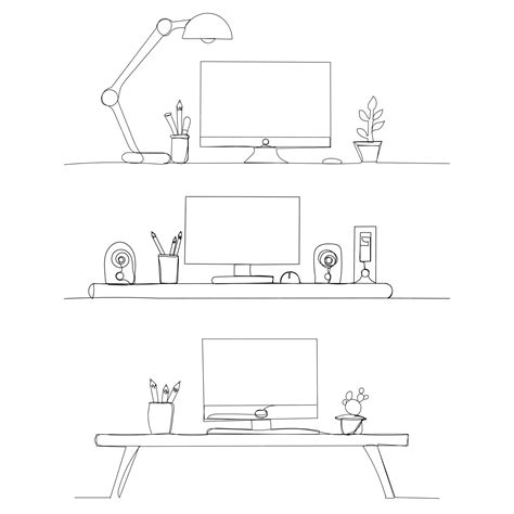 Computer Table Drawing 的图像结果