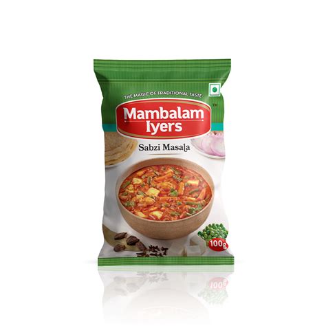 Sabzi Masala Powder – Mambalam Iyers Food Products