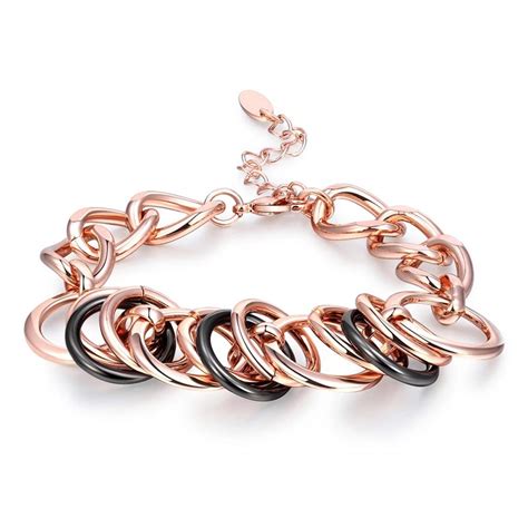 Buy Valentine Gift By Shining Diva Crystal 18k Gold Plated Bracelet for ...