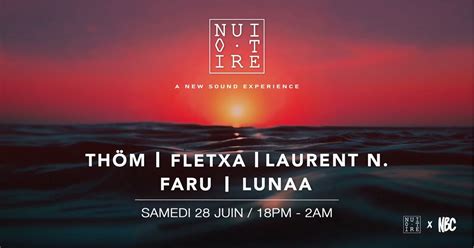 NUIT NOIRE x NAUDO BEACH CLUB – SAMEDI 28 JUIN 2025 , Naudo Beach Club ...