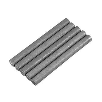 5Pcs 99.9% Graphite Electrode Cylinder Rod Length 100mm 10mm : Amazon ...