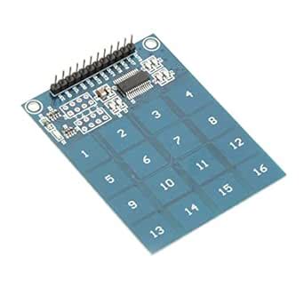 INVENTO 1PCS 16 Keys TTP226 16 Channel Touch Sensor Module Keypad ...