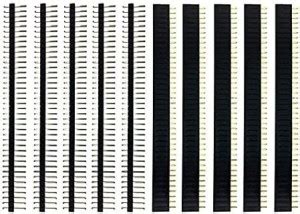 LAB PARTS 5 Pcs Male and 5 Pcs Female Bergstrips 1x40 Pin Headers ...