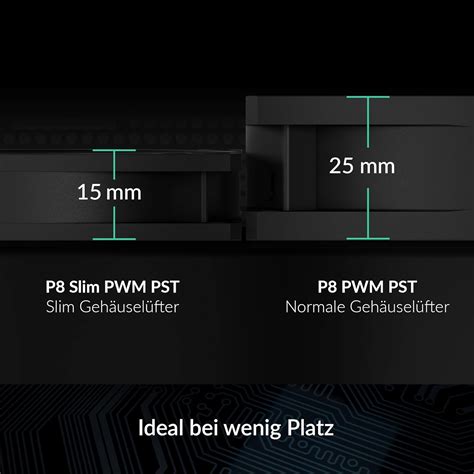 ARCTIC P8 Slim PWM PST - PC Lüfter 80 mm India | Ubuy