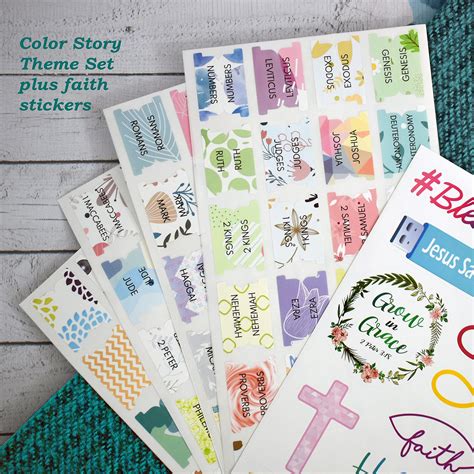 Bible Tabs for Women and Men, Bible Index Tabs for Journaling Bible ...