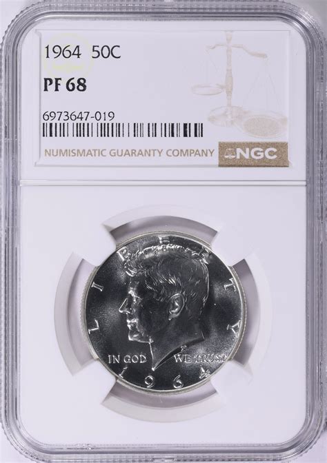 1964 Kennedy Half Dollar NGC Proof-68 (Item 1868578) | GreatCollections ...
