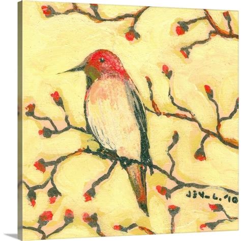GreatBigCanvas First Hummingbird Jennifer Lommers 16-in H x 16-in W ...