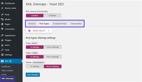 Yoast SEO Site Map 的图像结果