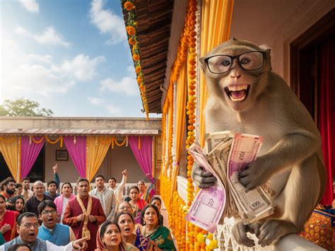 Monkey causes 'money rain' in UP: From Rs 28,000 cash to Rs 20 lakh ...