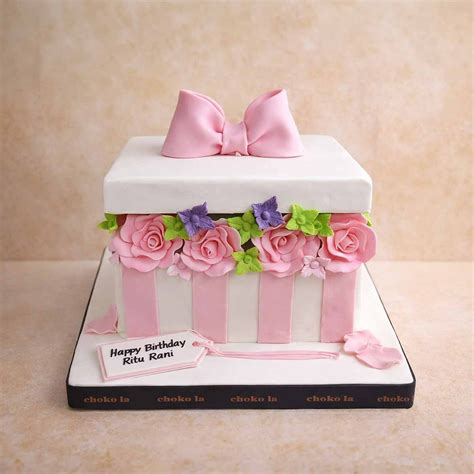 Bow & Blossom Theme Designer Cake | Customizable Designer Cake – Choko La