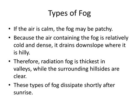 Image result for Types Fog