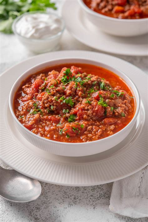 No-Bean Chili - About a Mom