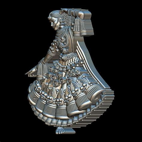 Indian Female 3D Model | Dancing Pose
