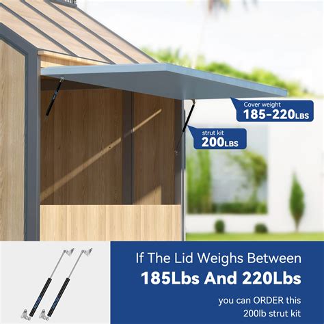 20 inch 200 LB Gas Prop Struts Shocks with L Mounting Brackets, 20" 889 ...