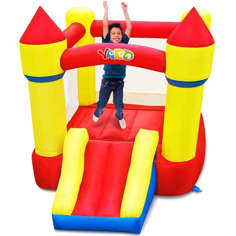 YARD Indoor Bounce House with Slide Blower Kids Jumping Castle : Amazon ...