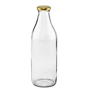 Ashtavinayak Glass Water Bottle with Airtight Steel Cap Reusable Travel ...