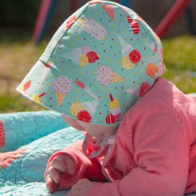 Baby Bonnet Sewing Pattern 的图像结果