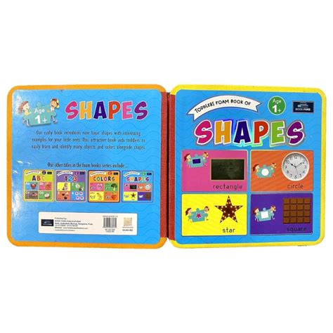 Toddlers Foam Book of Shapes for Kids Foam Book – Juplay World