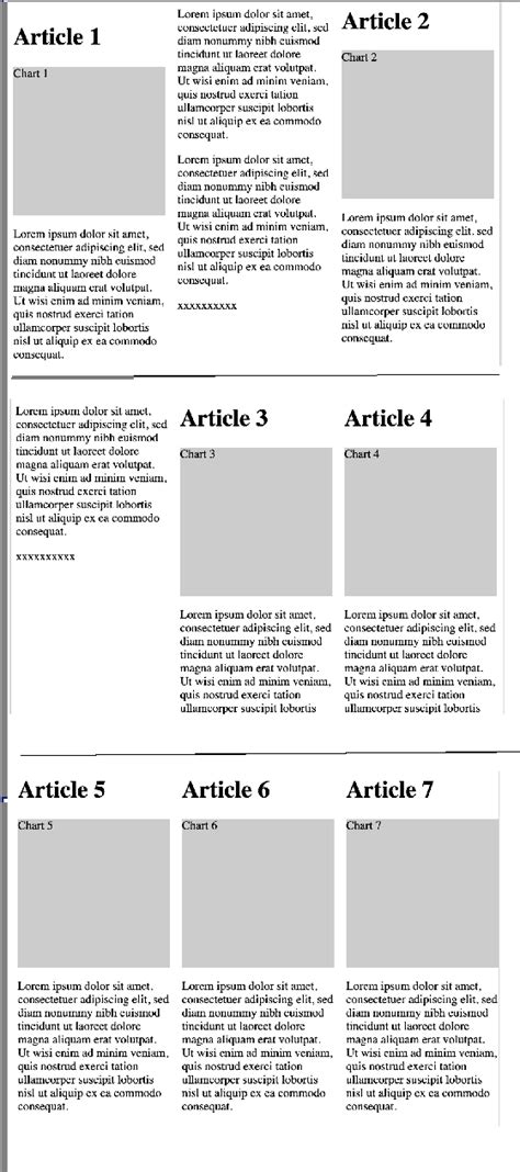 Image result for Multiple Column