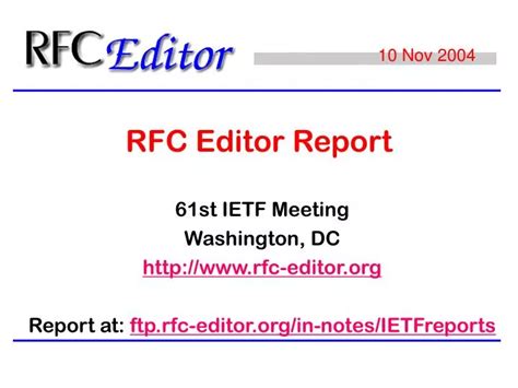 Image result for RFC Editor