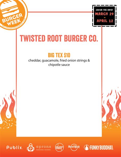 Twisted Root Burger Co. - Orlando Burger Week
