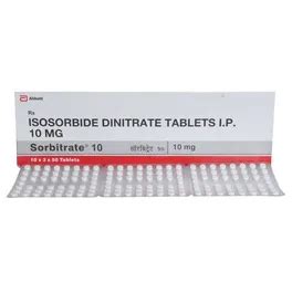 Buy Sorbitrate 10 Tablet online | Uses, Side Effects, Price and ...