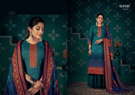 Romani Noori Pashmina Dress Material