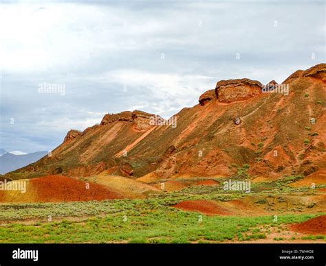 Colorful Danxia, Zhangye National Geopark Stock Photo - Alamy