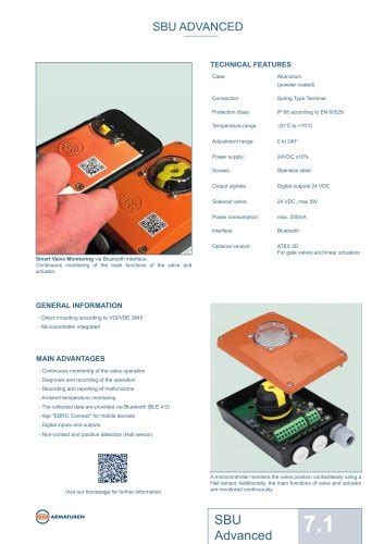 PNEUMATIC ACTUATOR EB-SYS, SINGLE-ACTING - EBRO ARMATUREN Gebr. Bröer ...