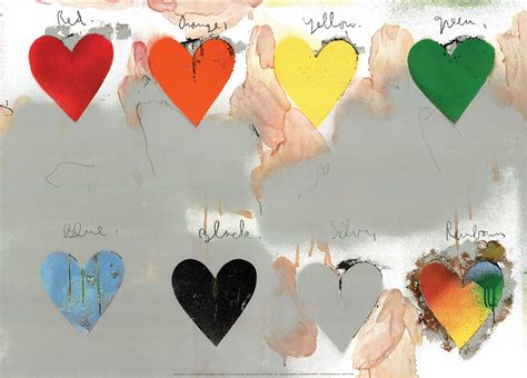 Hearts, 1970 by Jim Dine - 20 X 28 Inches (Art Print) - Artistica Fine Art
