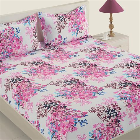 Buy SWAYAM Floral Print 2-Pc. Single Bedsheet Set - 150 x 225 cm from ...
