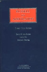 Aditya Books | Russell on Arbitration 23rd/ed.
