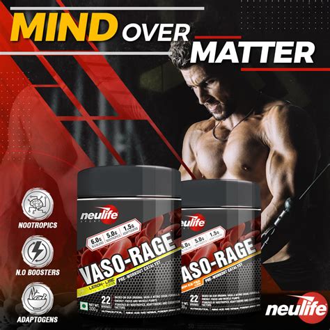 VASO-RAGE® Pre-Workout Drink Power – Neulife