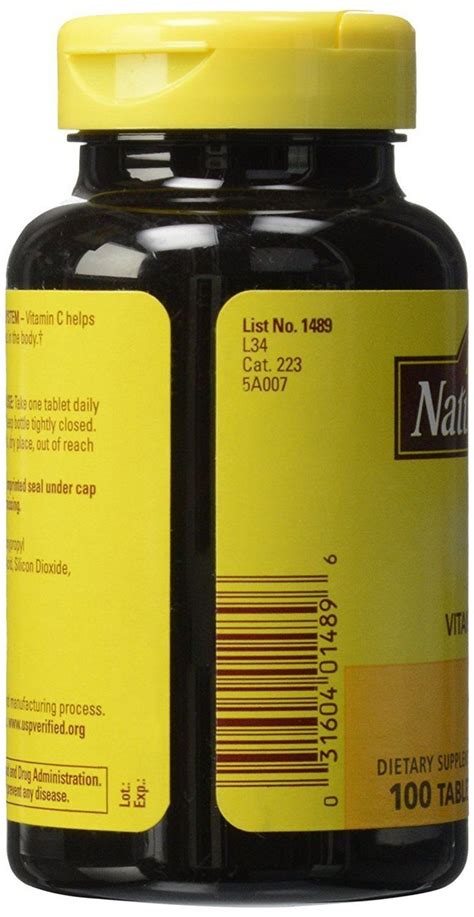 Nature Made Vitamin C 1000 mg 100 Tablets