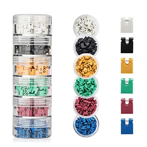 600 Pieces Standard Computer Jumper Caps Header Pin Shunt Shor | Shop ...