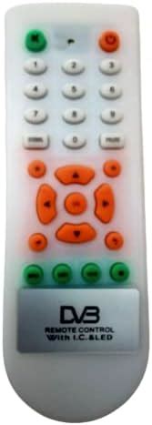 Buy Unbreakable Remote DD Free Dish-DVB DTH Box, (White Mini, Remote ...