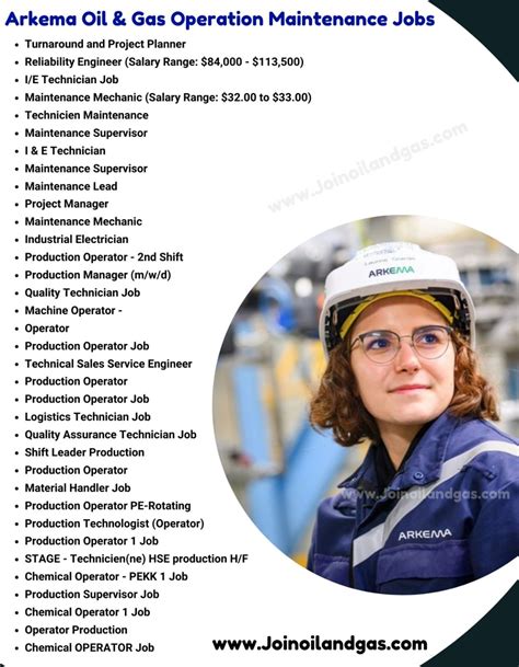 Arkema Oil & Gas Operation Maintenance Jobs Turnaround and Project ...