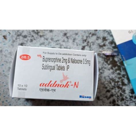 Addnok N Buprenorphine Naloxone Tablets Supplier from Navi Mumbai