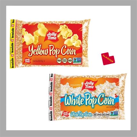 JOLLY TIME Yellow & White Popcorn Kernels 907g | 100% Whole Grain, NON ...
